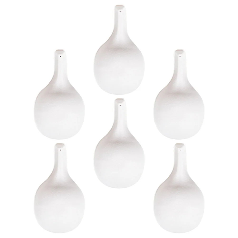 

6Pcs DIY Paper Ladles Hand-painted Paper Ladles Painting Materials for Children