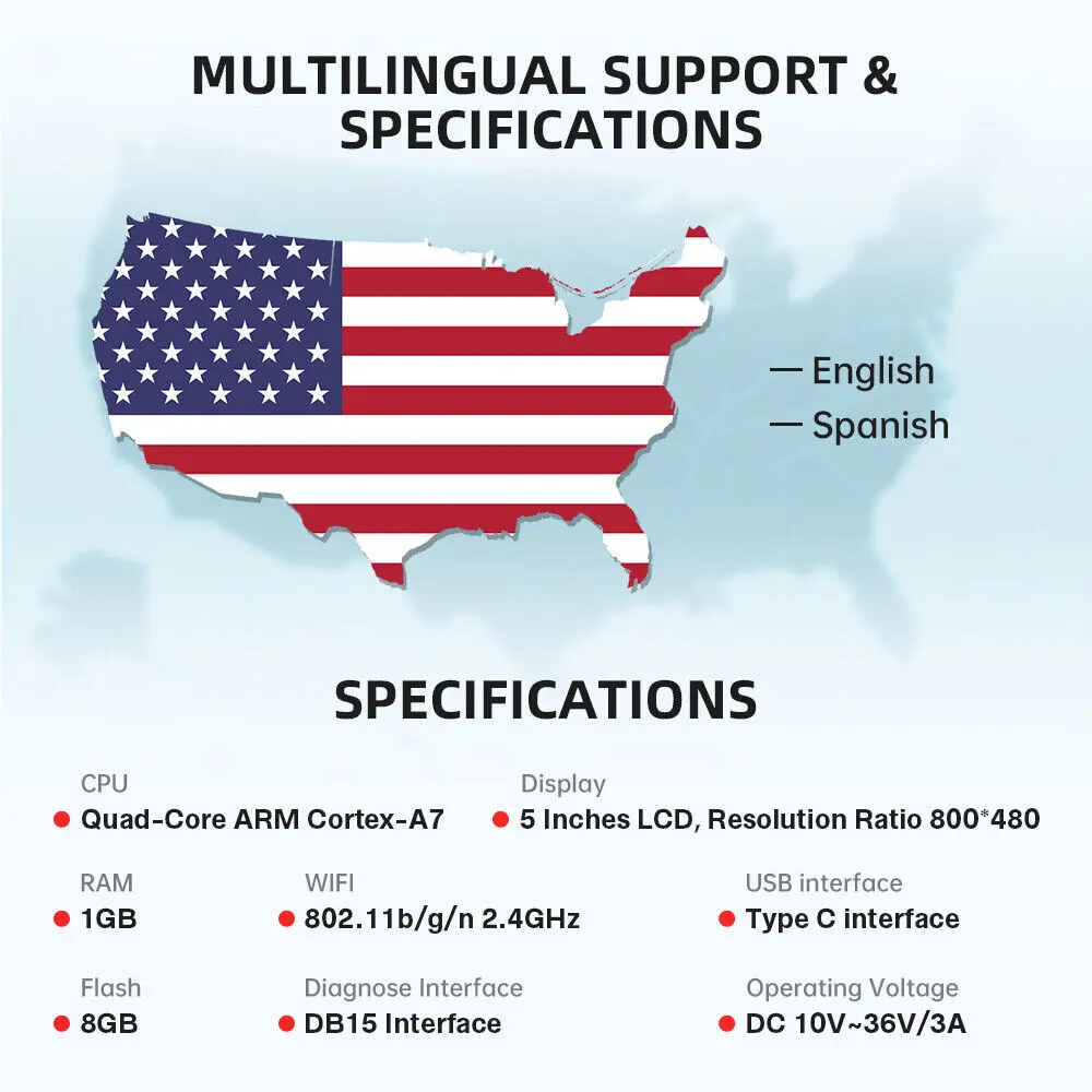 Диагностический сканер ANCEL HD3200 для тяжелых грузовиков DPF регенерация сброс масла