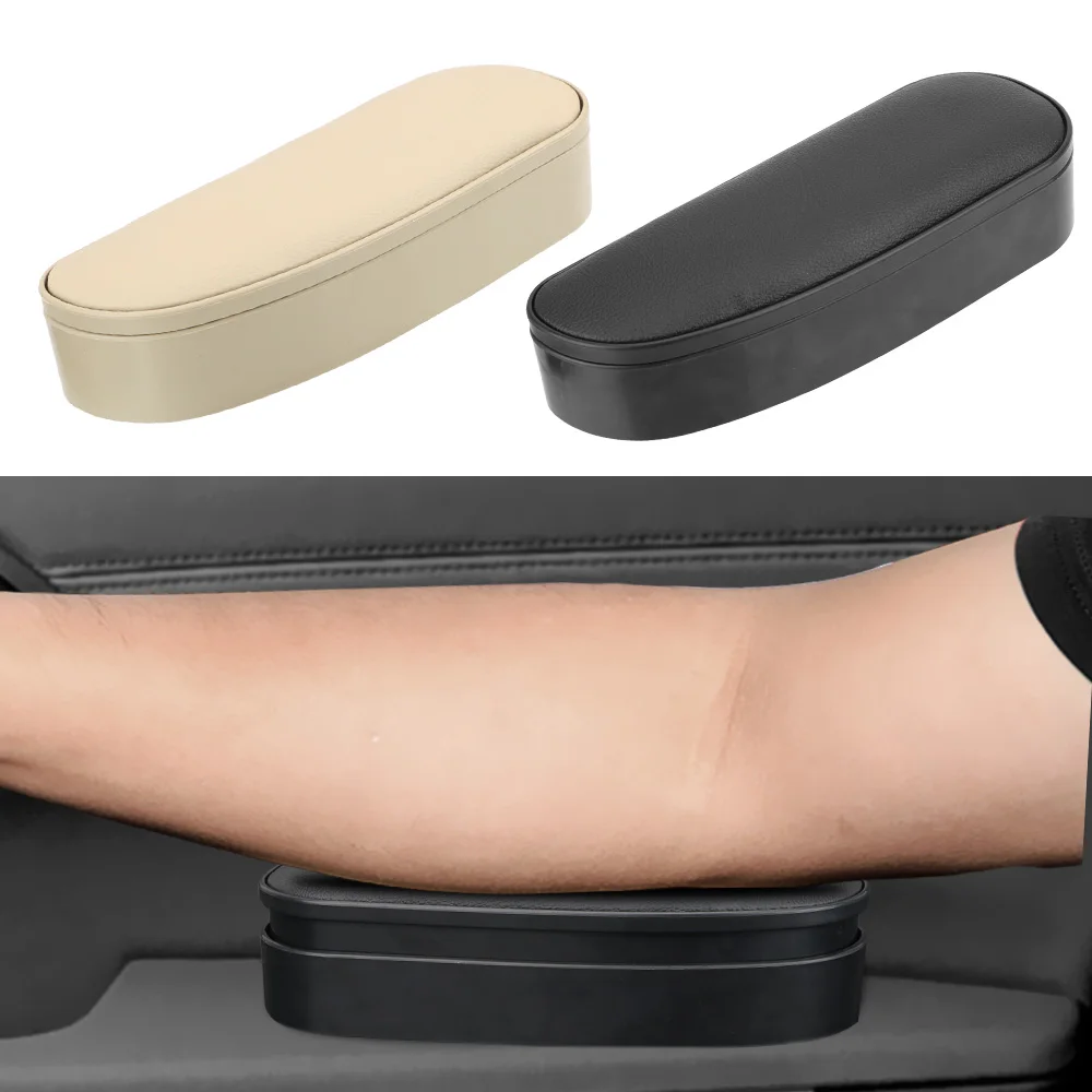 

Car Armrest Box Storage Case Hand Elbow Support Adjustable Height Self-adhesive Anti Slip Mat Anti-fatigue Rest Support