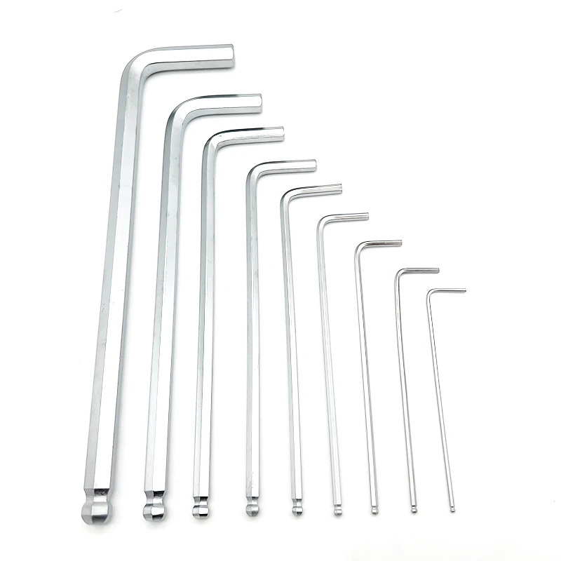 Tragbare profession elle neun Größen von Inbus schlüssels ätzen Sechs kant schlüssel 1,5mm 2mm 2,5mm 3mm 4mm 5mm 6mm 8mm 10mm – Detail 5