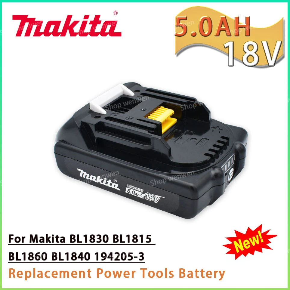 

Перезаряжаемый литий-ионный аккумулятор Makita 18 в 194205 Ач для Makita BL1830 BL1815 BL1840 BL1860-3, Сменный аккумулятор для электроинструментов