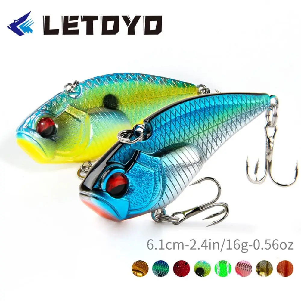 

1PC VIB Vibra Fishing Lure 16g 61mm Artificial Sinking Spinner Baits For Bass Pike Perch Fishing Equipment Tools
