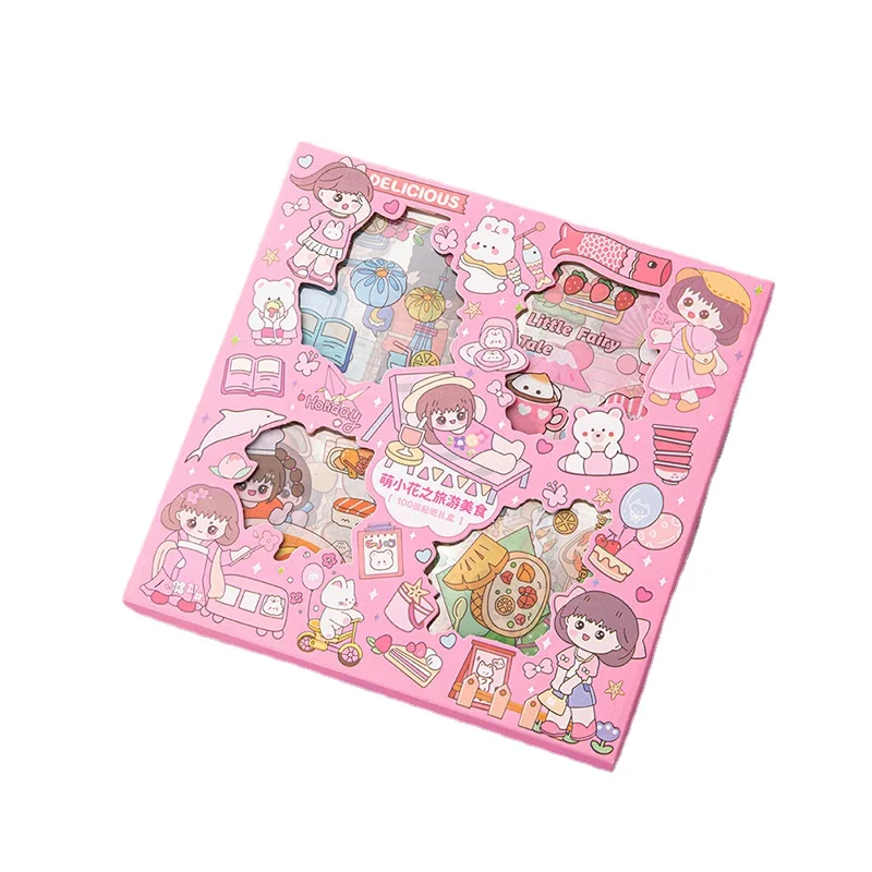 

Ручная учетная запись, материал, наклейка, Подарочная коробка, девушка, Сердце, мультфильм, ручная запись, бумажная чашка для воды, Набор нак...