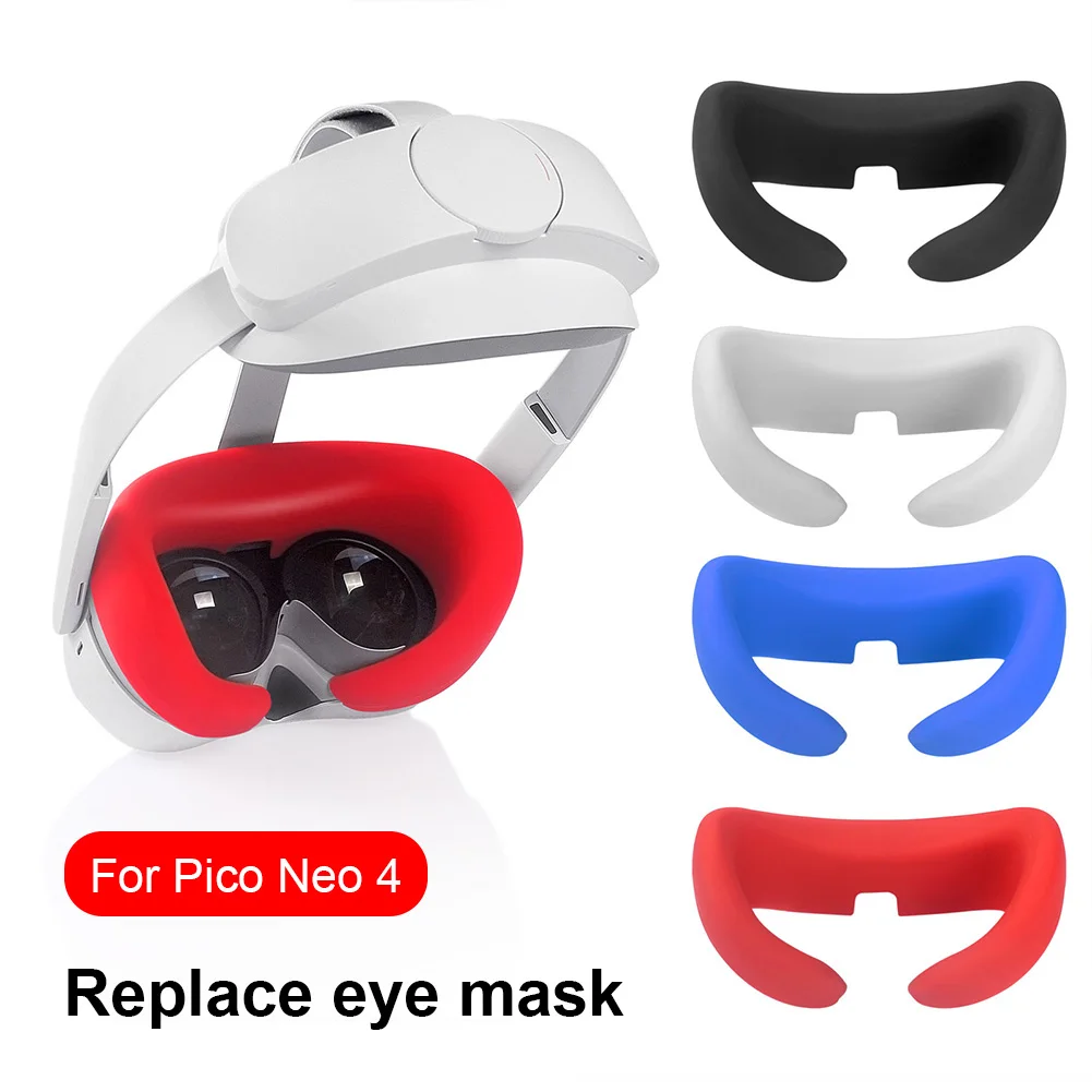 

Силиконовая сменная маска для глаз, удобные пылезащитные очки VR, маска для глаз с защитой от царапин, аксессуары для защиты от пота для Pico Neo 4
