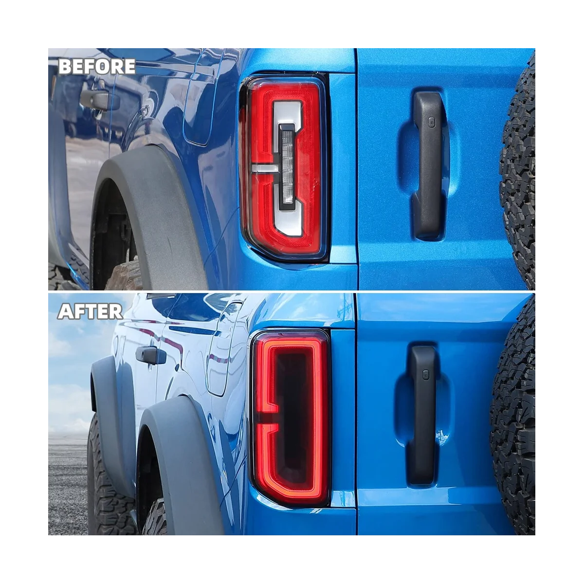 Задняя крышка для Ford Bronco 2021 2022 2023 защита заднего фонаря внешние аксессуары