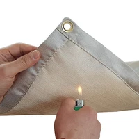 outdoor camp fireproof cloth insulation pad flame retardant high temperature glass flame retardant cloth