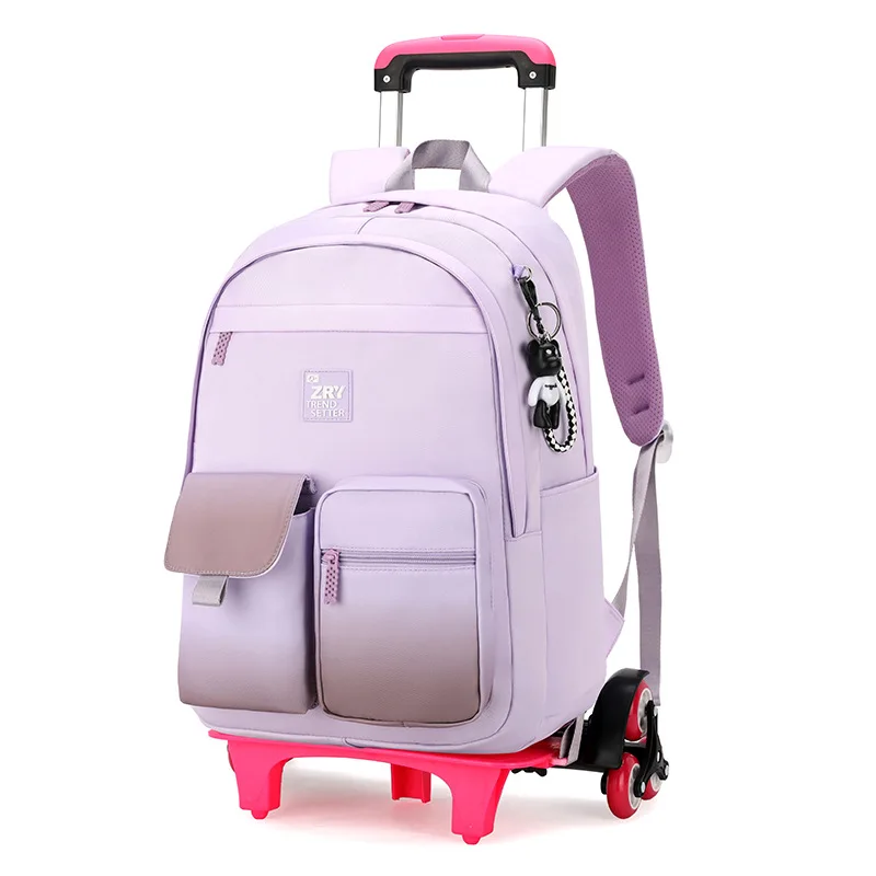 Kids Backpacks With Wheel Trolley Children School Bags Mochila Trolley Luggage For Girls Boys backpack Escolar Backbag Schoolbag