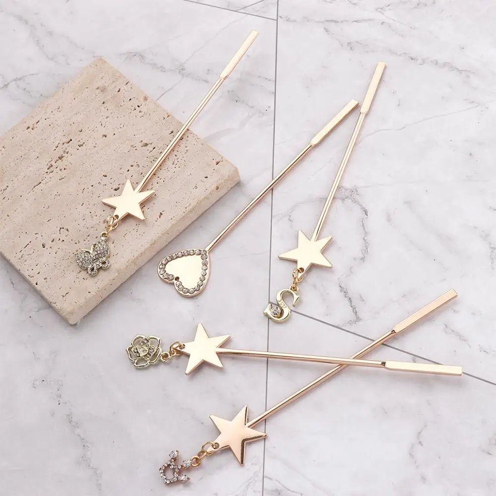 Подвеска DIY Инструменты для ногтей в форме сердца Дизайн Стержень перемешивания