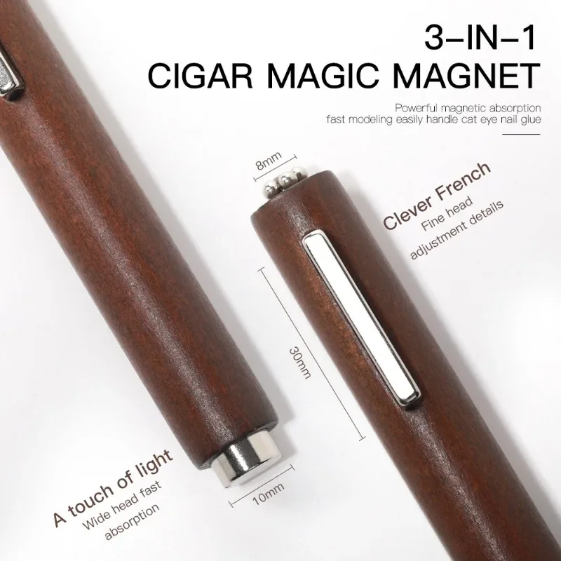 Магнит с несколькими узорами для ногтей магнитный камень три в одном сильный