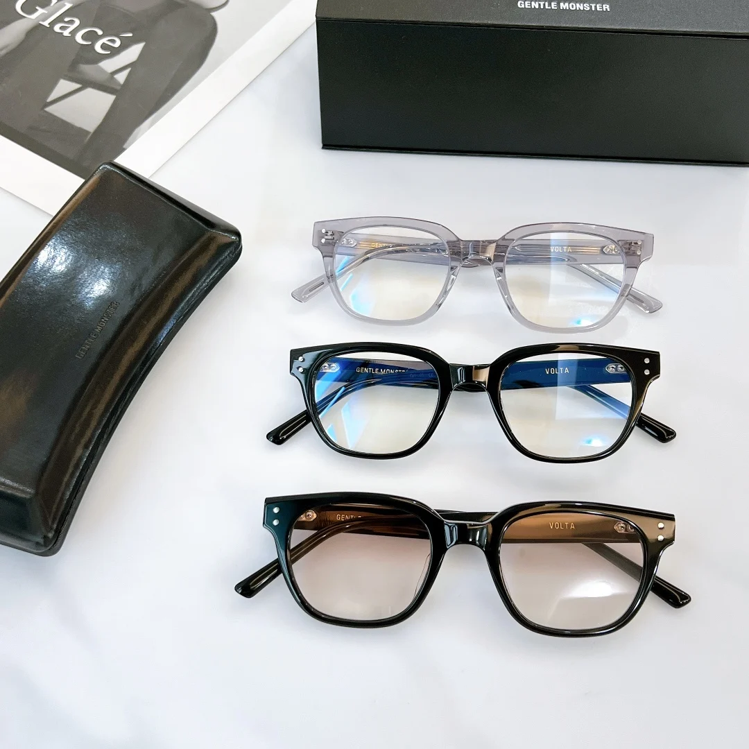 

2021 GENTLE MONSTER GM New Fashion Acetate Optics Glasses Frame Anti-blue Light VOLTA Women Men Prescription Eyewear