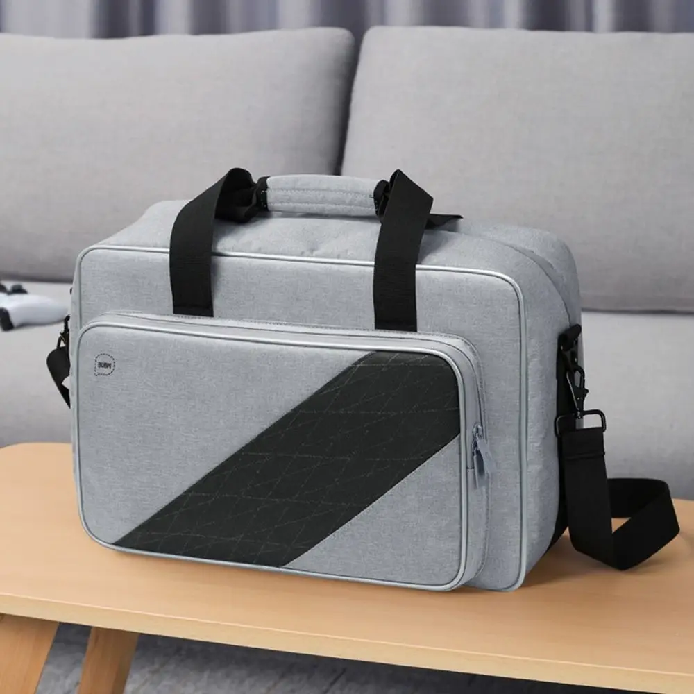 

Travel Shoulder Bag Organizer Controllers Protector Storage Bag Disc/Digital Edition Carrying Case For PS5 Game Console