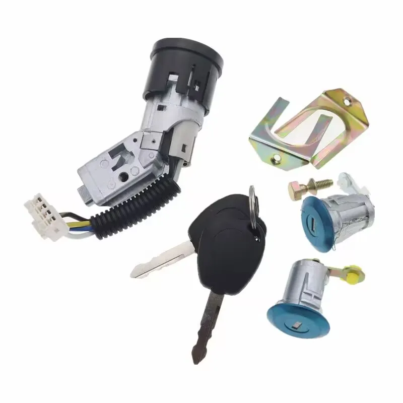 Комплект цилиндров замка с ключом для китайского GEELY PANDA GX2 автозапчасти