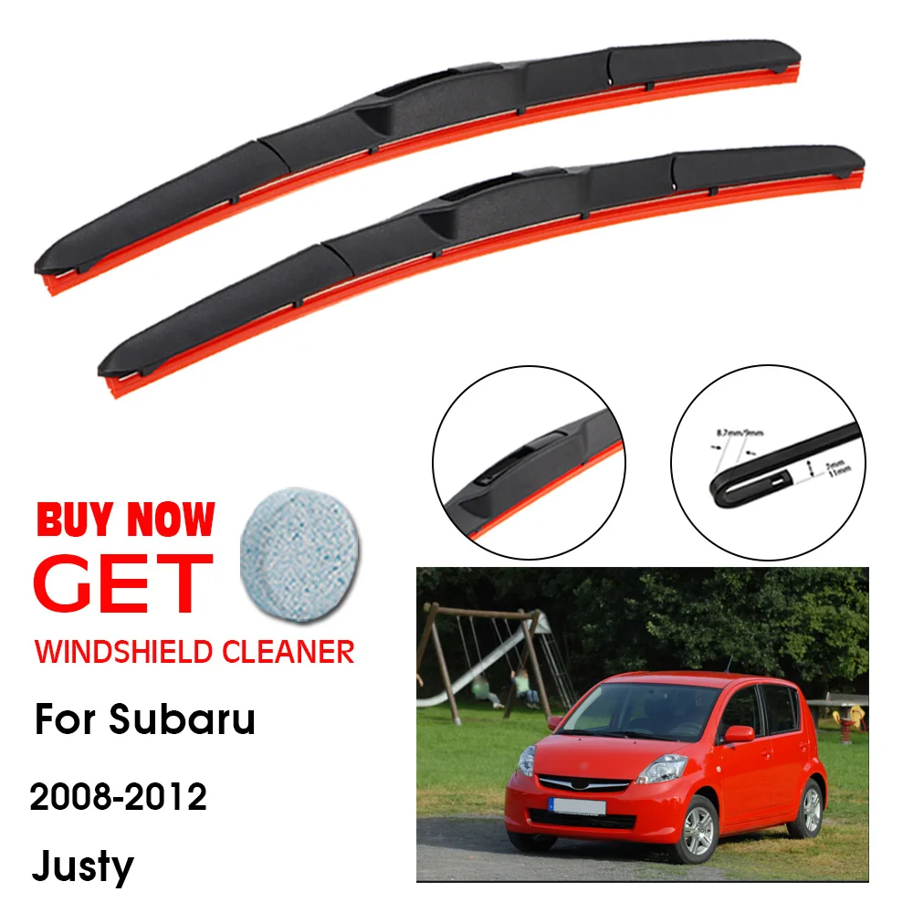 

Car Wiper For Subaru Justy 20"+18" 2008-2012 Front Window Washer Windscreen Windshield Silica Gel Wipers Blades Accessories