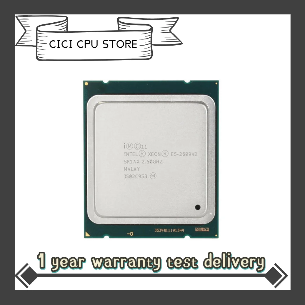Процессор Intel Xeon E5-2609 v2 E5 2609 v2, 2,5 ГГц, четырехъядерный, 4 потока, 10 МБ, 80 Вт, LGA 2011