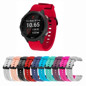 Ремешок для смарт-часов Garmin Forerunner 245, силиконовый браслет для Garmin Forerunner 245MVivoactive3Vivomove, аксессуары
