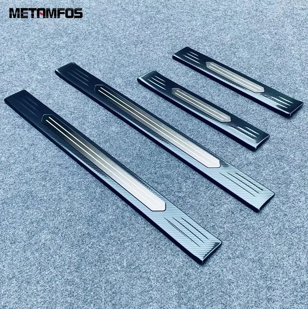 Для Nissan X-trail Xtrail Rogue 2021 2022 2023 стальная внешняя накладка на порог приветственная