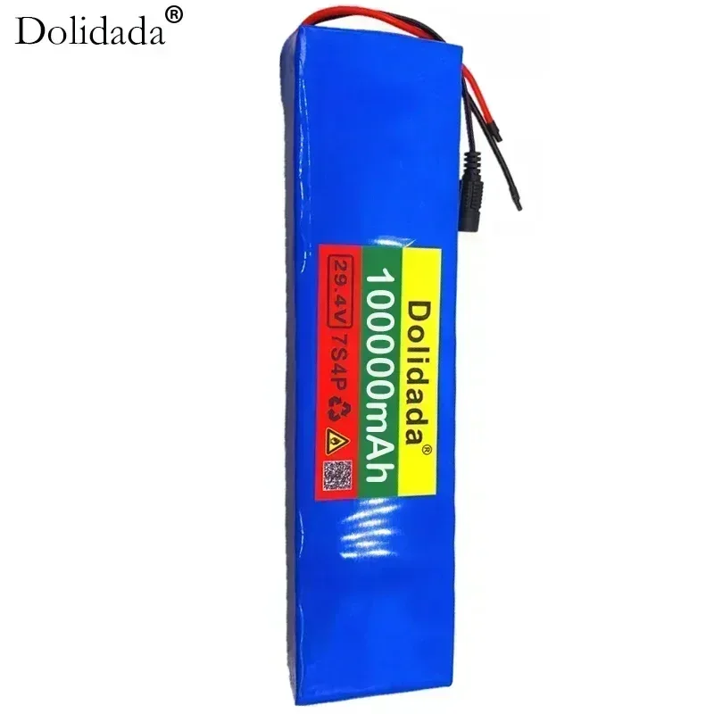 Аккумулятор 7S4P 24 В 28 Ач 29 4 для литий-ионного аккумулятора Ingebouwde Bms Elektrische Fiets Eenwieler