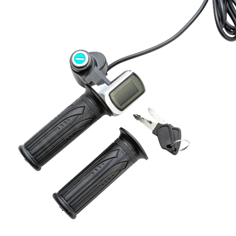 

Electric Scooter 36V/48V LED Display Throttle Handlebar Grip E-Bike Bicycle Twist Throttle Handle Bar For Balance Car Motorcycle