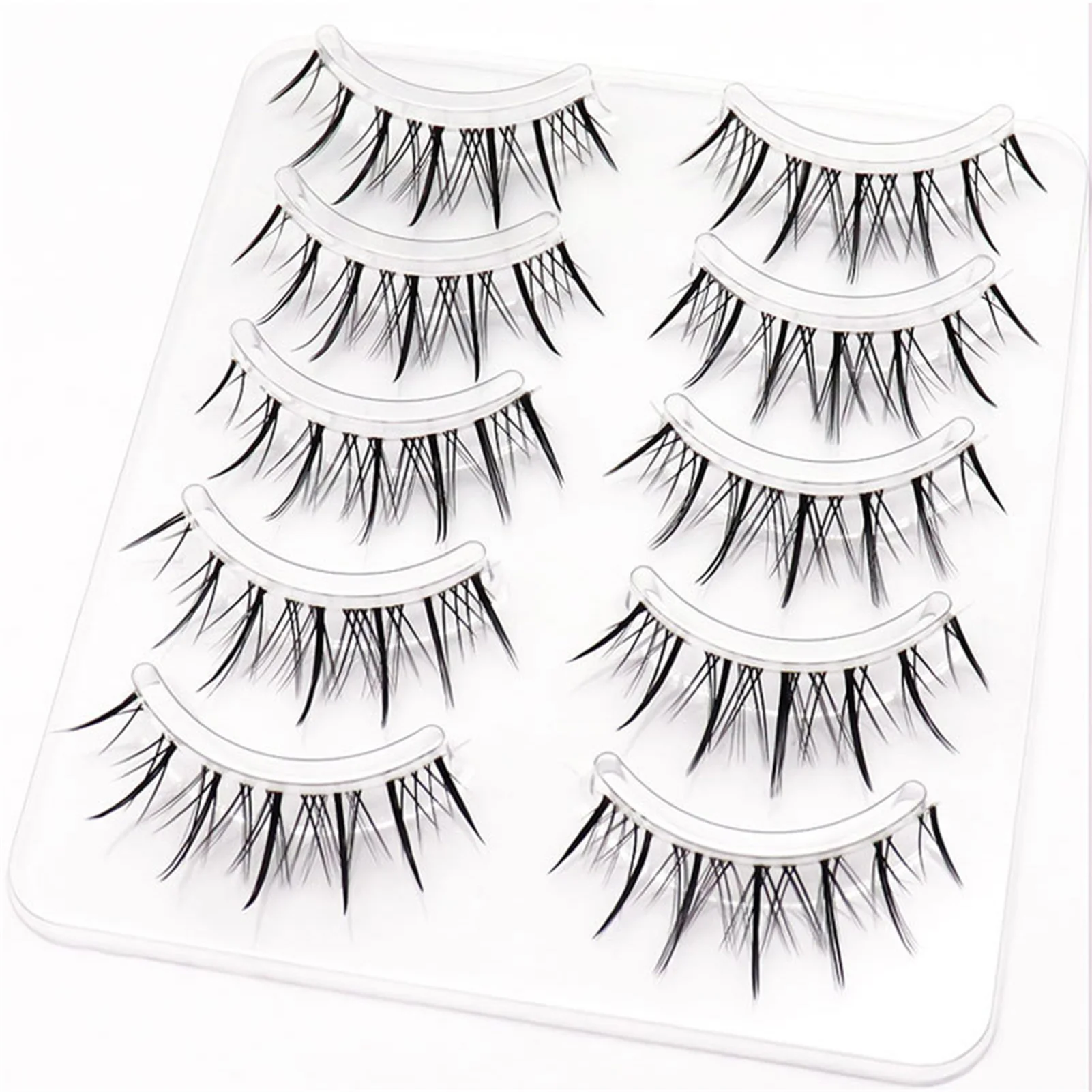 

Натуральные Искусственные ресницы для большинства глаз, самоклеящиеся ресницы для макияжа на день рождения