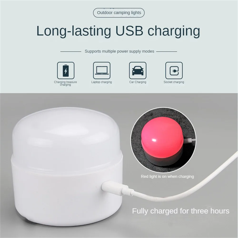 

Emergency Lamp Usb Charging Automatic Charging Detachable Energy-saving Power-saving Camping Light Floor Stall Lamp Abs