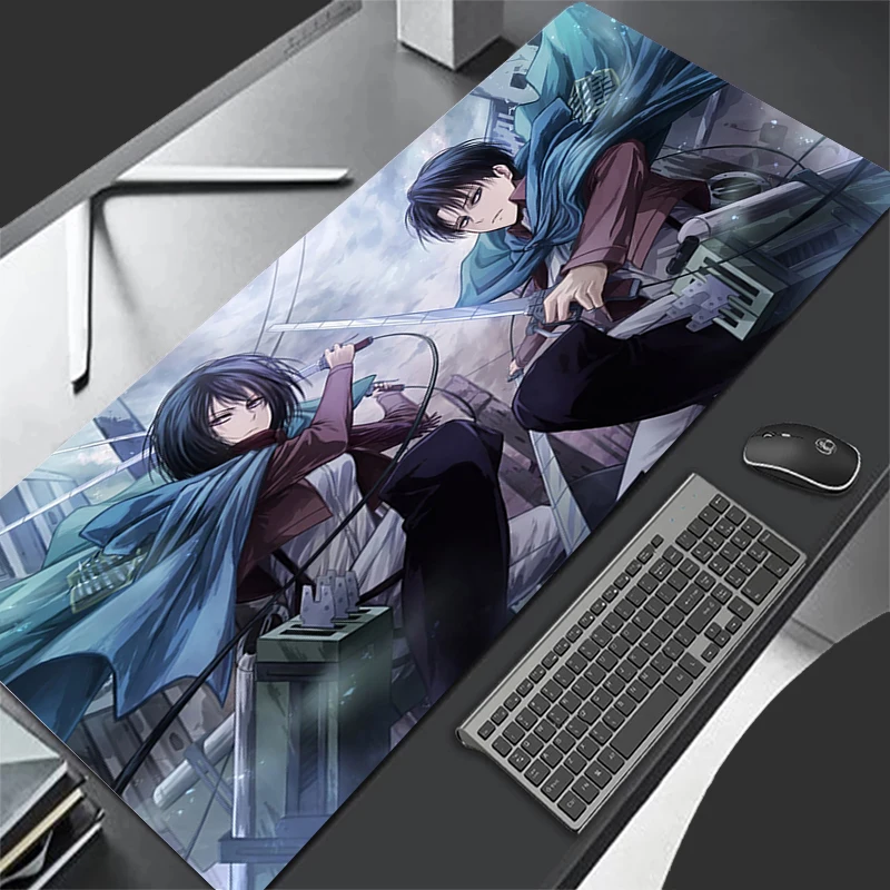 

Anime Pc Gamer Mouse Pad Attack On Titan Large Mousepad Keyboard Mousepad Office Deskmat Mausepad Gaming Accessories Deskpad