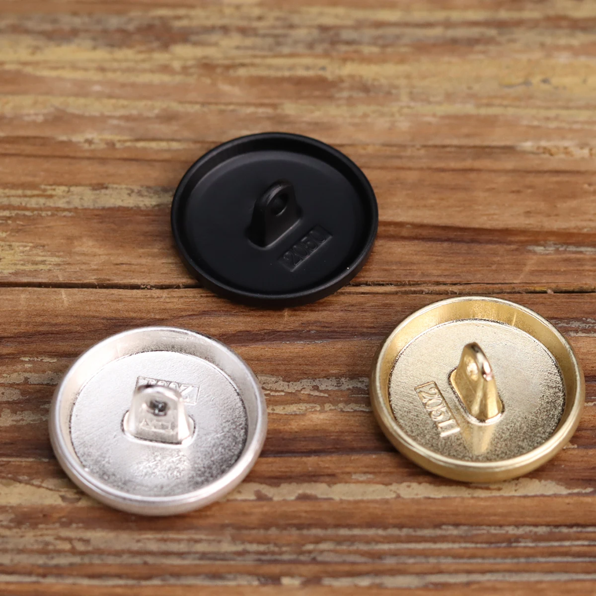 6 шт. Металлическая пуговица с гладкой поверхностью хвостовик для джинсов