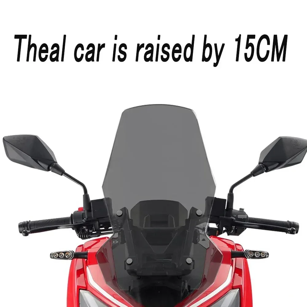 Motorcycle Windshield For QJ Moto MTX125 125MTX MTX 125 Heightened and Widened New Front Fit QJMoto