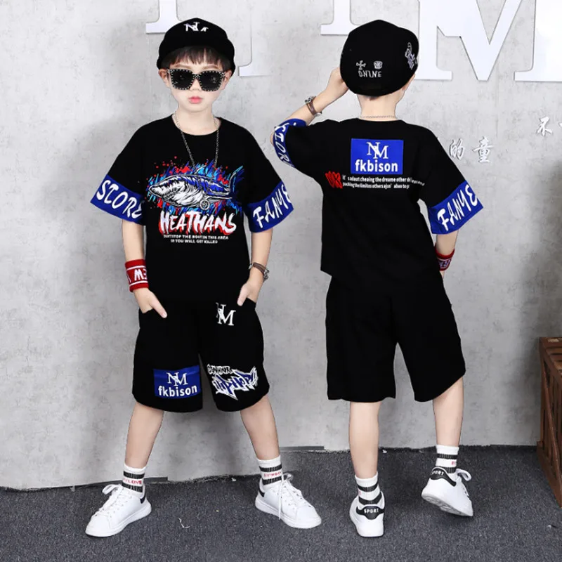 

Summer Kids Boys Clothes Sets 2pcs Cartoon Children Clothing T Shirt Short Pants Sport Suit Outfit 4 5 6 7 8 10 12 14 Years