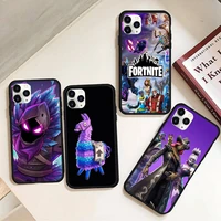 game fortnite phone case rubber for iphone 12 11 pro max mini xs max 8 7 6 6s plus x 5s se 2020 xr cover