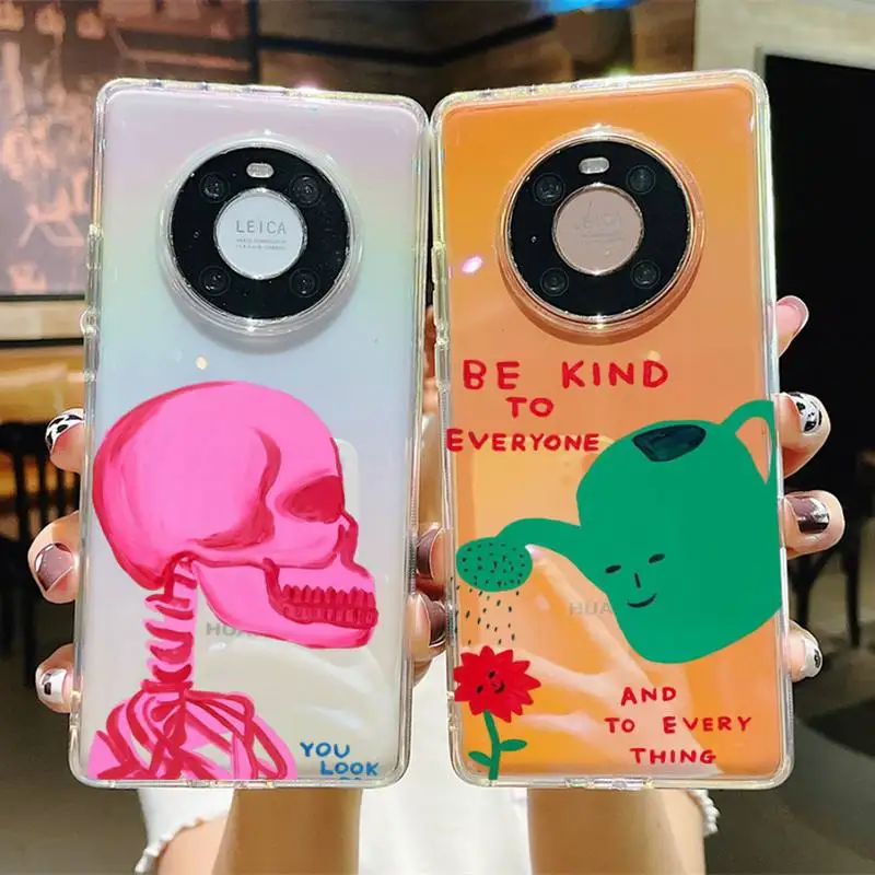 

David Shrigley Visual Arts Phone Case for Samsung S10 20 22 23 A10 40 for Xiaomi10 Note10 for Huawei P50 20 Honor60 70