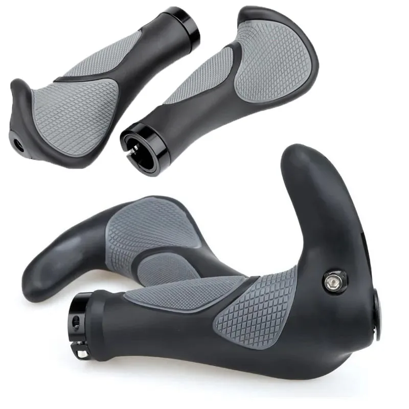 Набор Ручек На Руль Горного Велосипеда С Резиновыми Противоскользящими Ручками