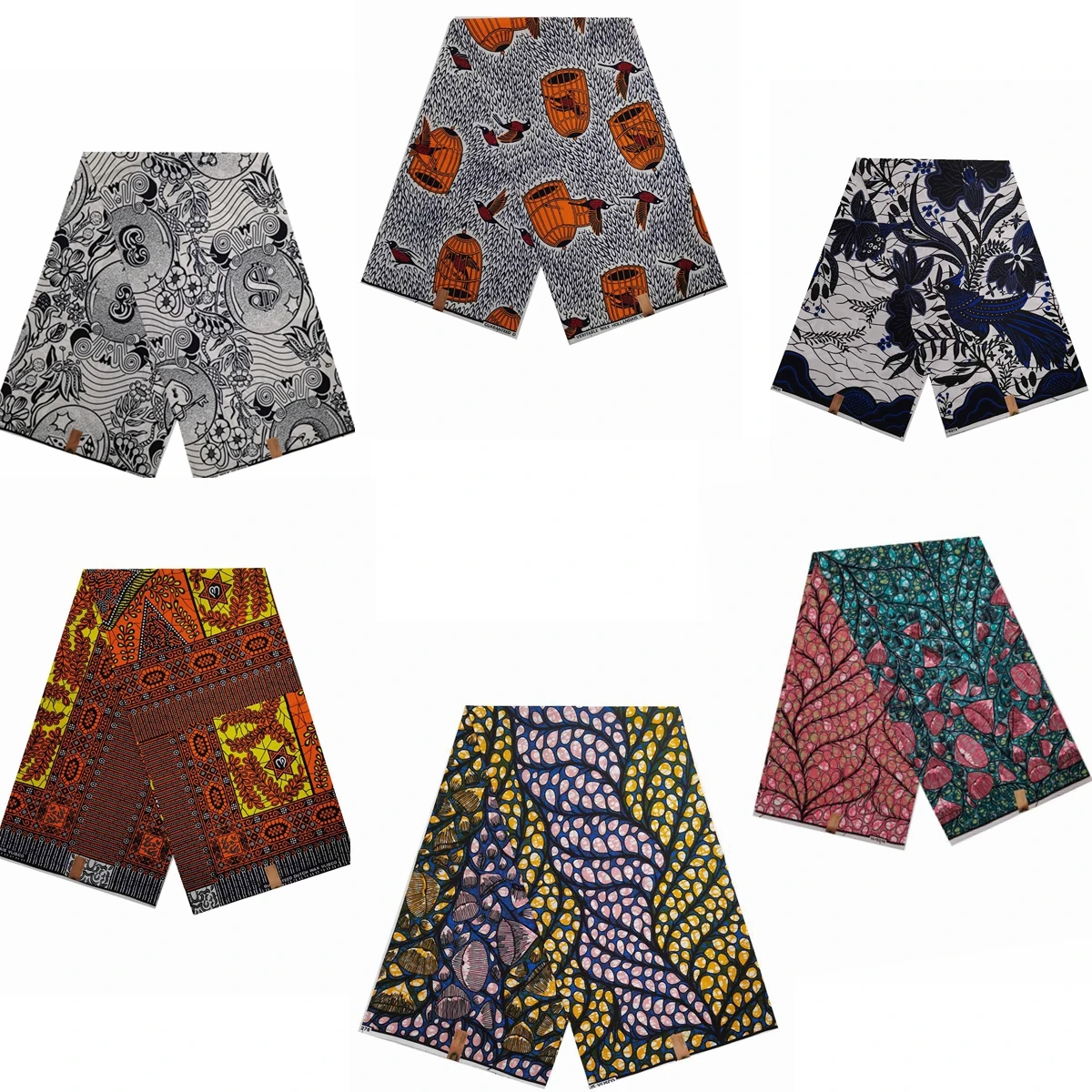 

Veritable Super V Real Wax Guaranteed Wax Prints Real Dutch Hollandais Loincloth African Dress 100% Cotton Fabric 6 Yards Batik