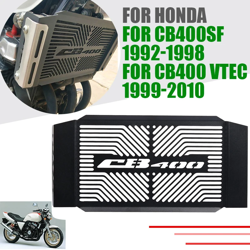 

Motorcycle Radiator Grille Guard For Honda CB400SF CB 400 SF 1992 - 1998 CB400 VTEC 1999 - 2010 Protector Grill Protection Cover