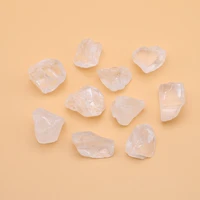 10pc natural clear quartz stone ornament irregular polished crystals and stones healing jewelry crafts fish tank room decoration