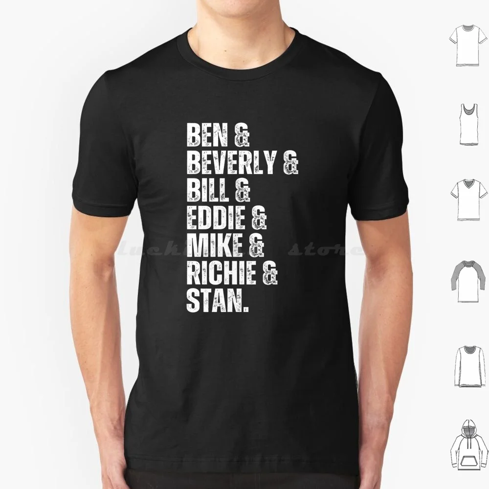 Футболка Stephen King It loпроигравшие Клубные персонажи линейная футболка для мужчин