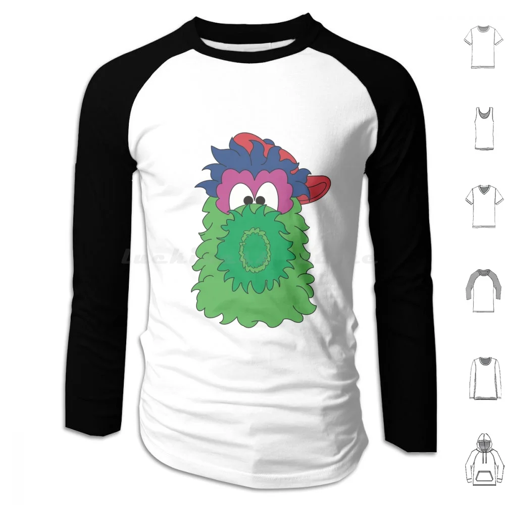 Phanatic толстовки с талисманом Кумамон длинным рукавом Филадельфия Philly Бейсбол