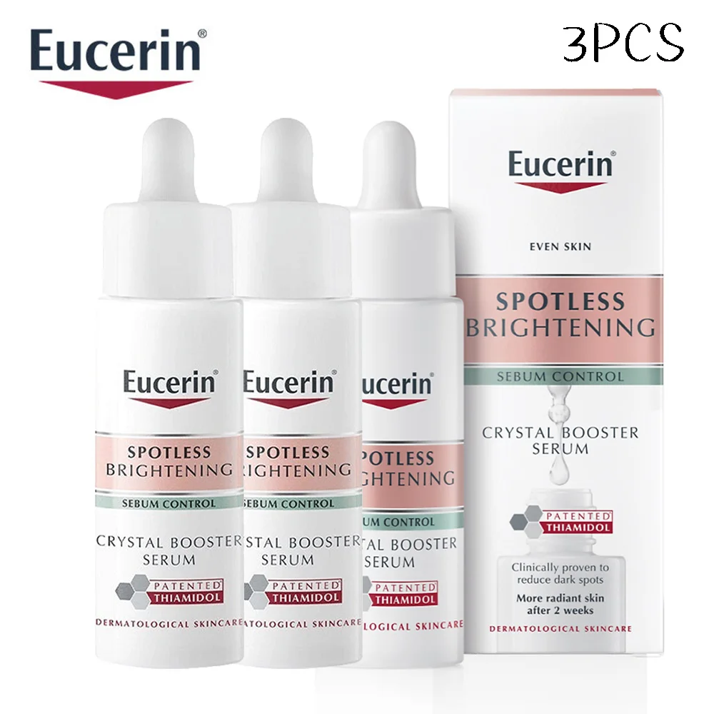 

3PCS Original Eucerin Spotless Brightening Crystal Booster Serum 30ml Fade Black Spots Gentle Non-greasy Whitening Nourishing