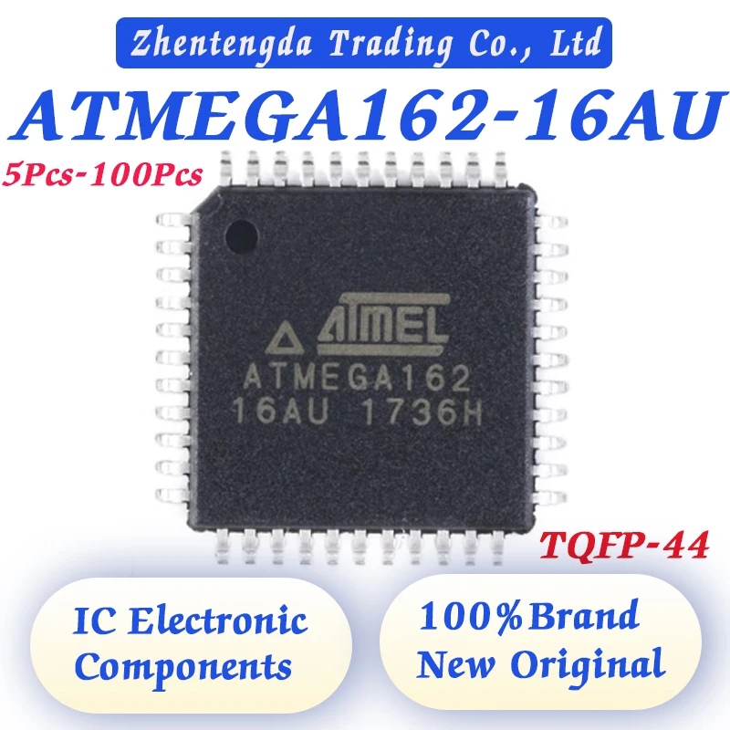 

5Pcs-100Pcs ATMEGA162-16AU ATMEGA162-16 ATMEGA162 ATMEGA ATMEGA16-TQFP IC MCU Chip TQFP-44