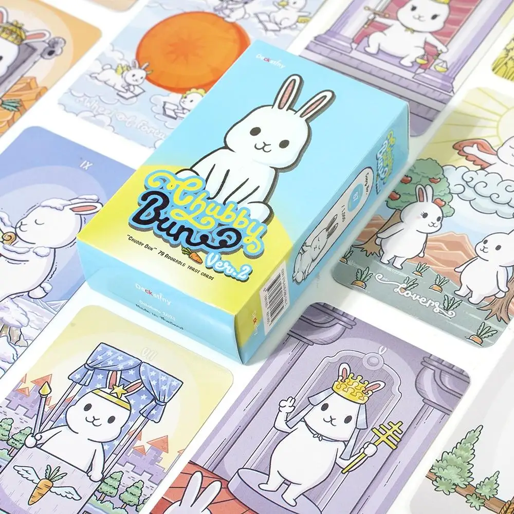 Колода карт Таро Chubby Bun карточные игры для гадания судьбы