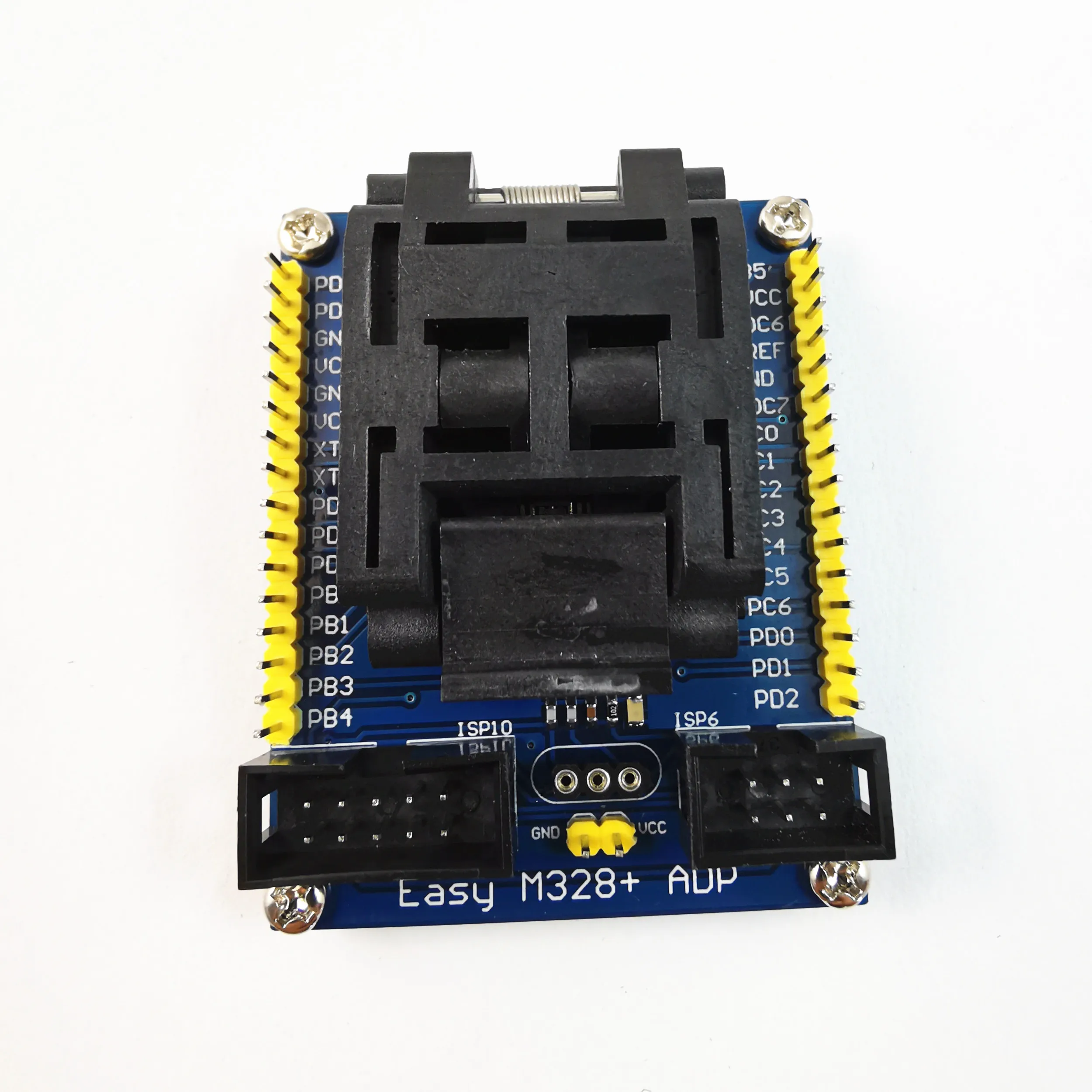 Микросхемы ATMEL AVR Серия ATMega8/48/88/168/328P Адаптер интерфейса LQFP32 к AVRISP 10P/6P — простой