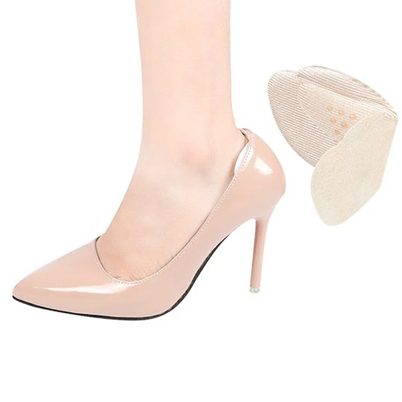 1 пара невидимых Противоскользящих подушечек для защиты каблука от падения