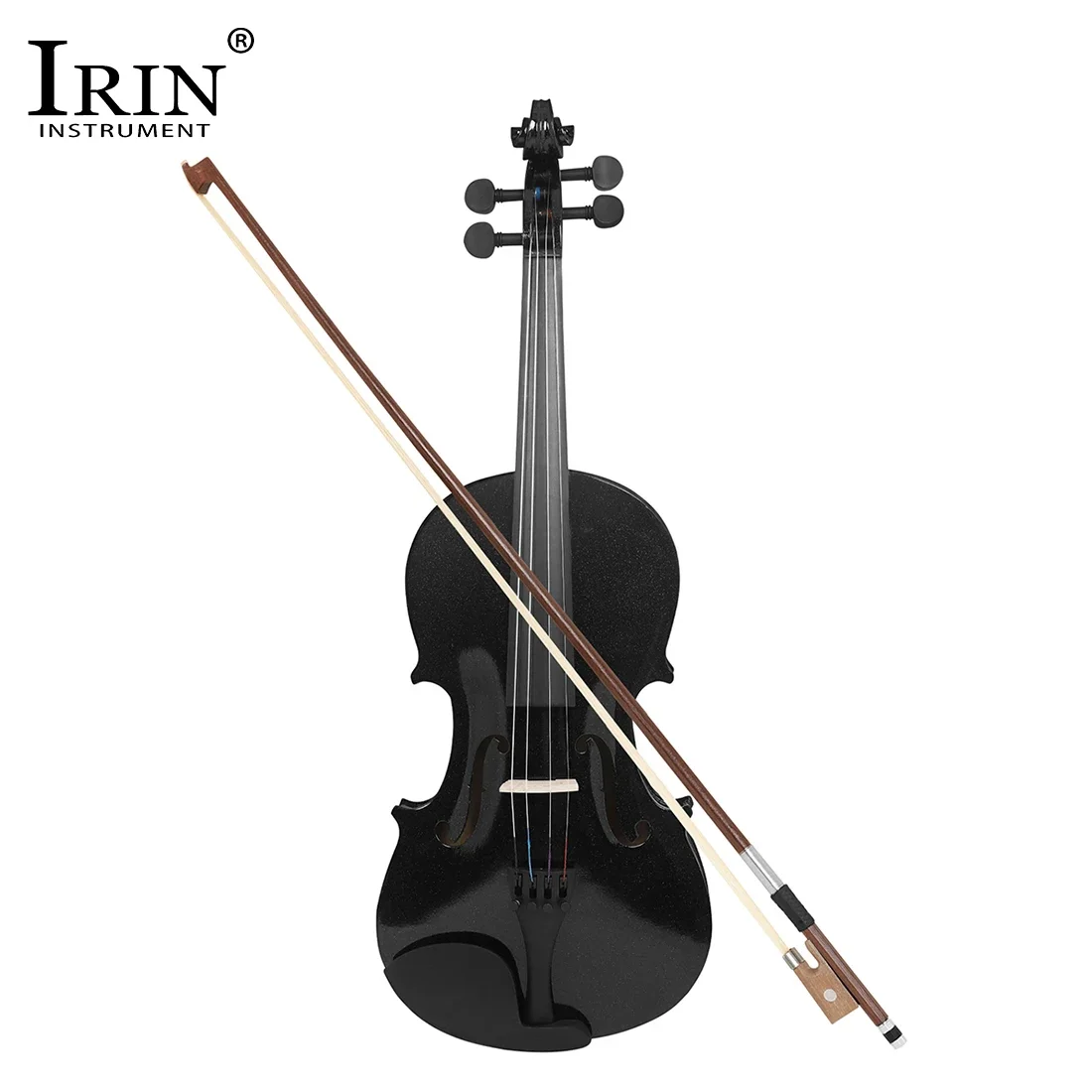 IRIN V-10 скрипка черный набор скрипок из цельного дерева с тканевым футляром смычок