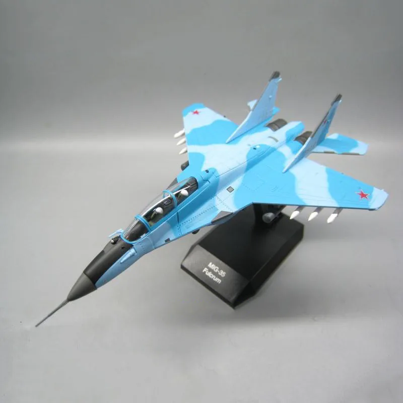 

1/100 Scale MIG-35 aircraft airplane fighter models children toys for display show collections