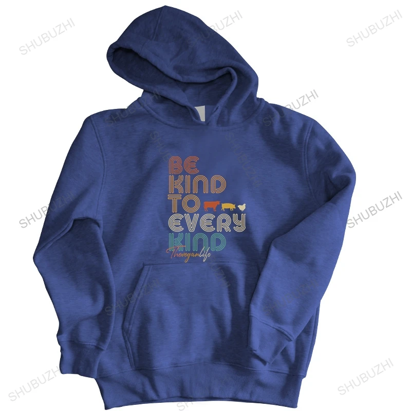 

autumn spring hoodies Be Kind To Every Kind Product hoodie Retro 70's Vegan Life hoodie Vegetarian Vegetable
