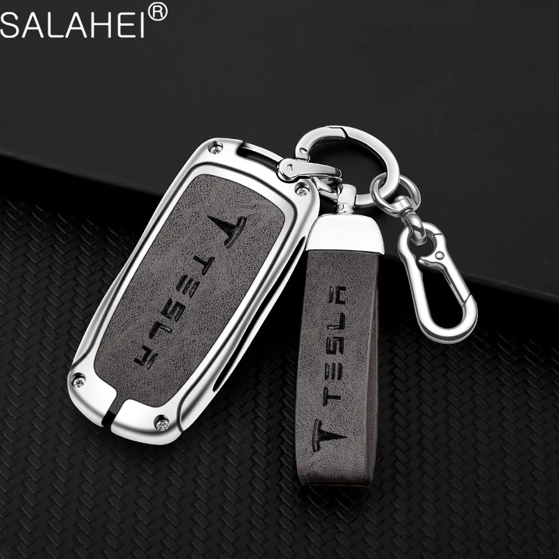 

Car Remote Key Fob Case Cover Protector Shell For Tesla Model 3 Model S Model Y Model X Roadster Keyless Keychain Accessories