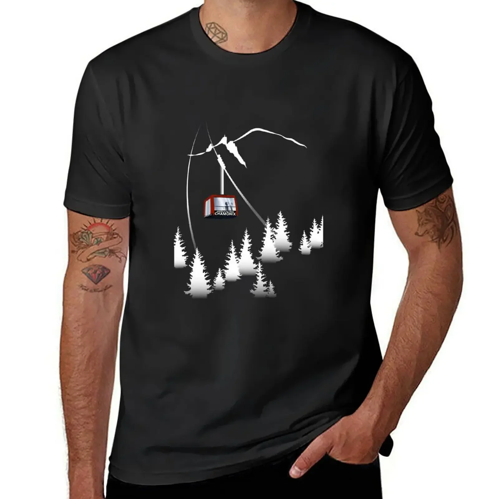 Футболка Chamonix Cable car Aiguille du Midi футболка с рисунком тяжелых весов винтажная