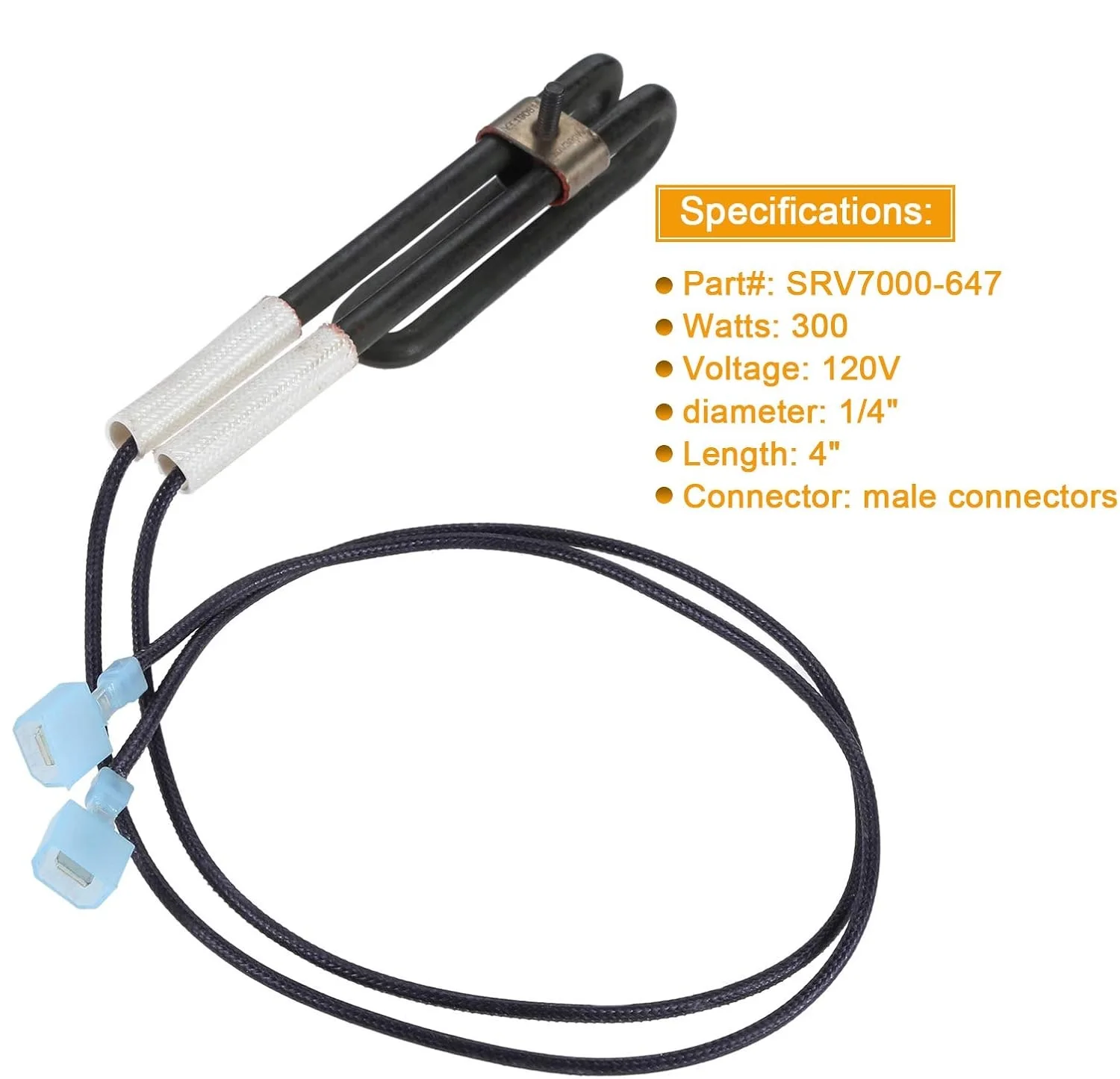 Фото Зажигатель петель для пеллет 120 В 300 Вт, замена SRV7000-647 для печей для пеллет Quadrafire Mt Vernon AE Mt Vernon AE Ремонт вставок №4