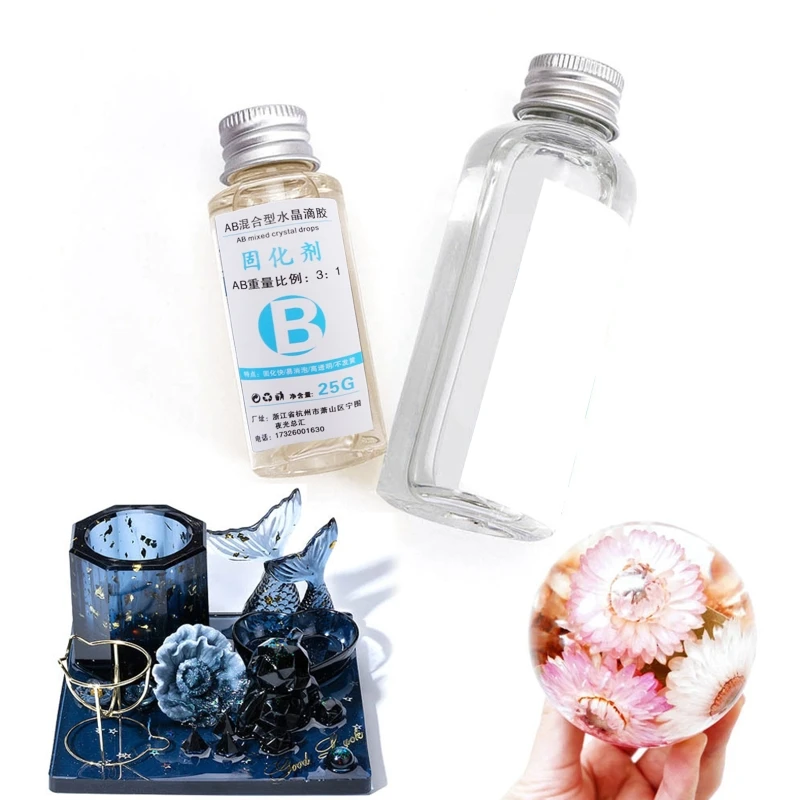 

Crystal Coating Casting Kit Suitable for Art Craft Jewelry Making River Table