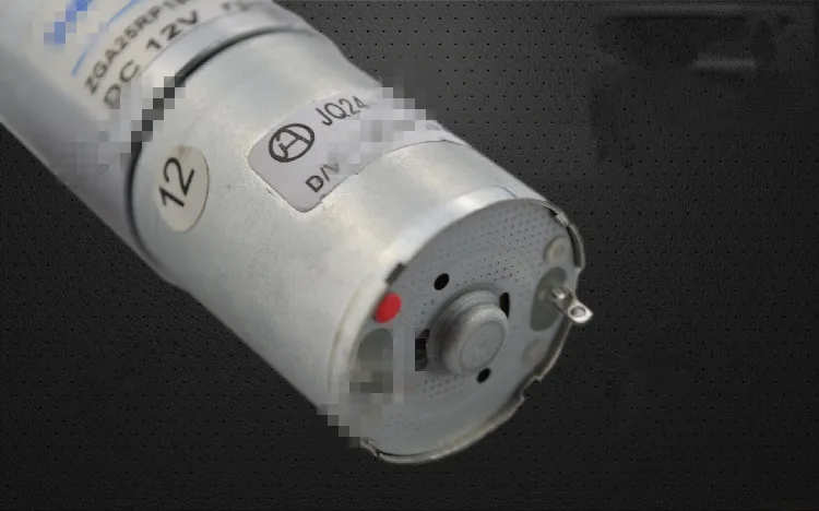 ZGA25RP DC 12 В 24 4 мм Диаметр вала Форма цилиндра Электрический мотор-редуктор