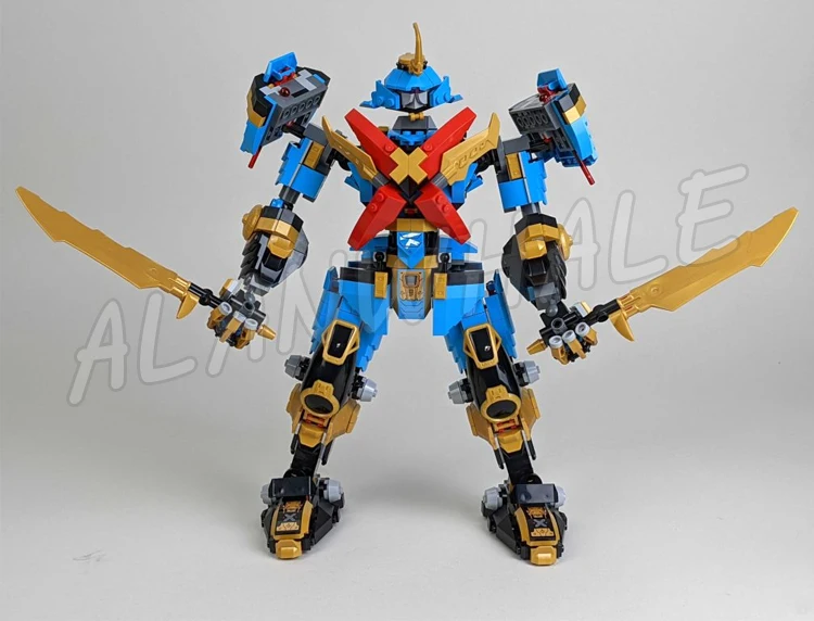 1003 шт. Shinobi Crystallized Nya's Samurai X Mech Crystal Dragon Warrior 60010 наборы строительных блоков